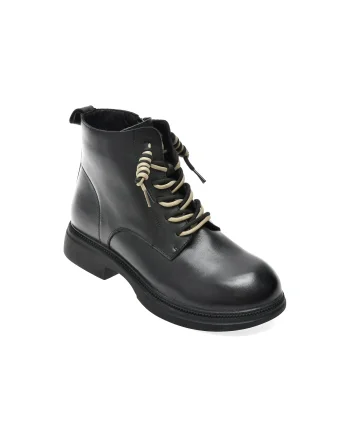 Ghete GRYXX negre, E22278, din piele naturala