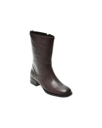 Ghete EPICA PREMIUM maro, 608B, din piele naturala
