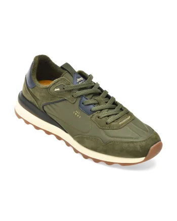 Pantofi sport JEEP kaki, 62121, din material textil