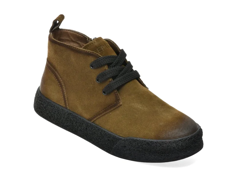 Ghete EPICA kaki, 59500, din piele intoarsa