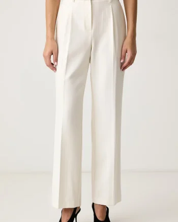 Twinset  pantaloni pentru femei cu amestec de lână