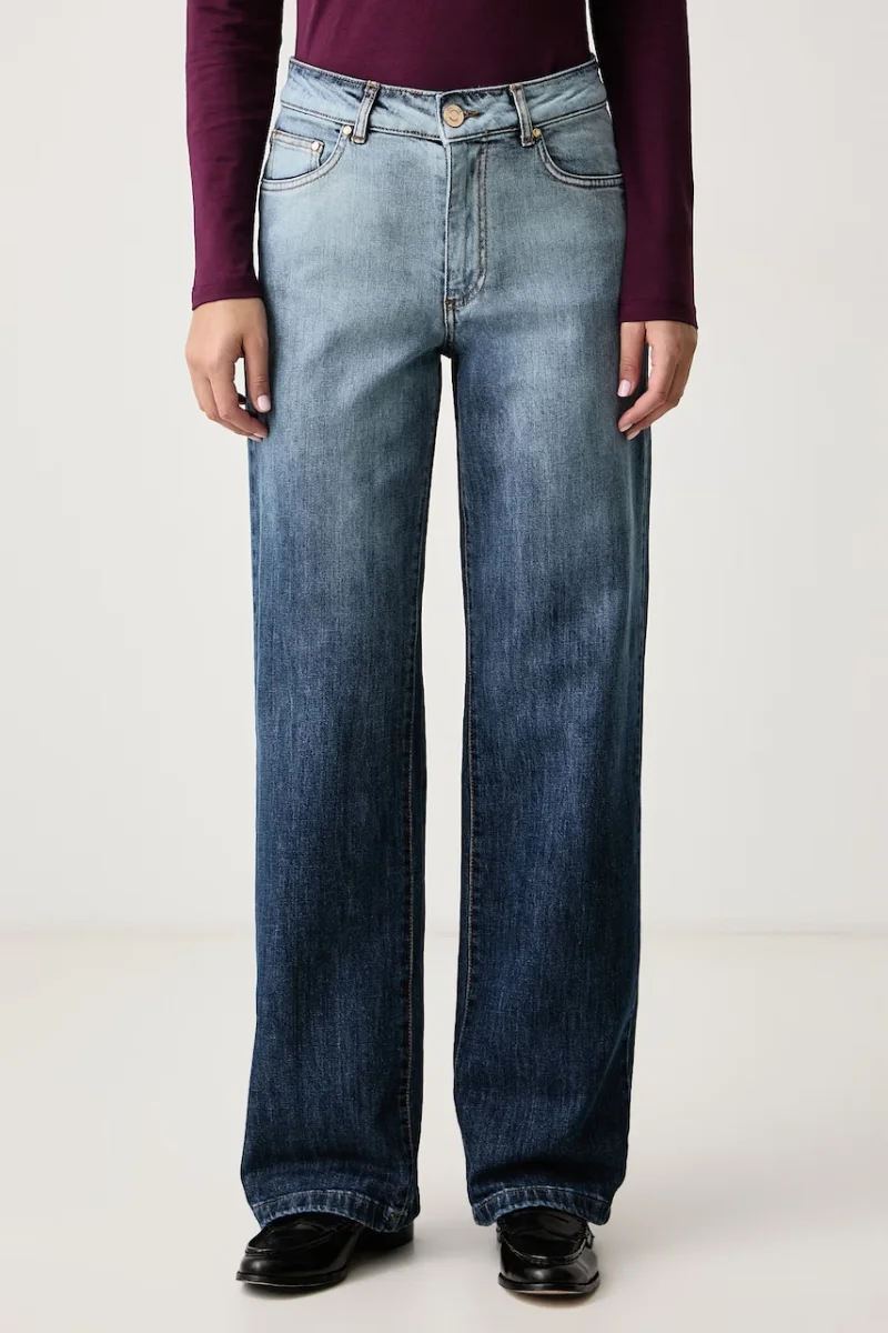 Fracomina  blugi wide leg pentru femei