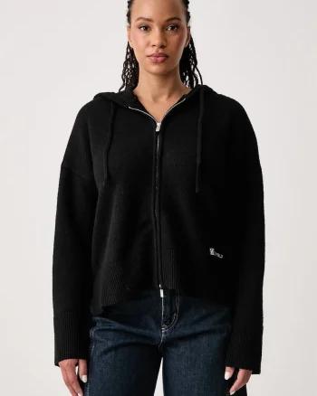 Karl Lagerfeld Jeans  cardigan pentru femei cu amestec de lână