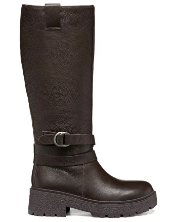 Geox  botine cu toc jos pentru femei din piele D EIVETTE