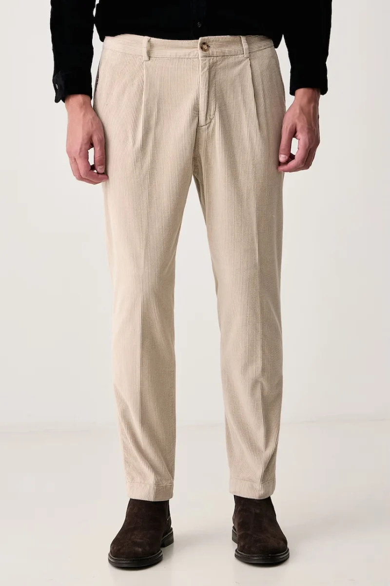 Joop!  pantaloni regular pentru bărbați din catifea reiată