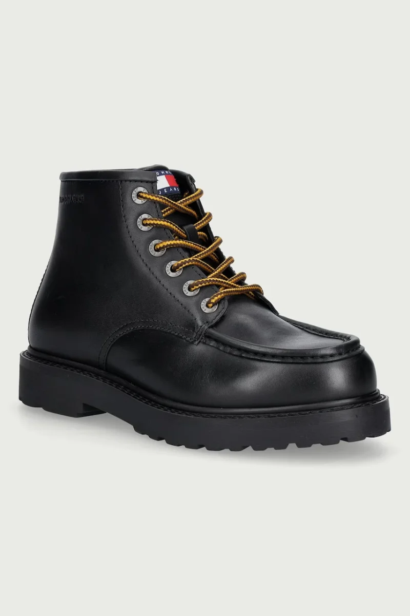 Tommy Jeans  încălțăminte pentru bărbați din piele ARCHIVE '01 AMERICAN LTH BOOT