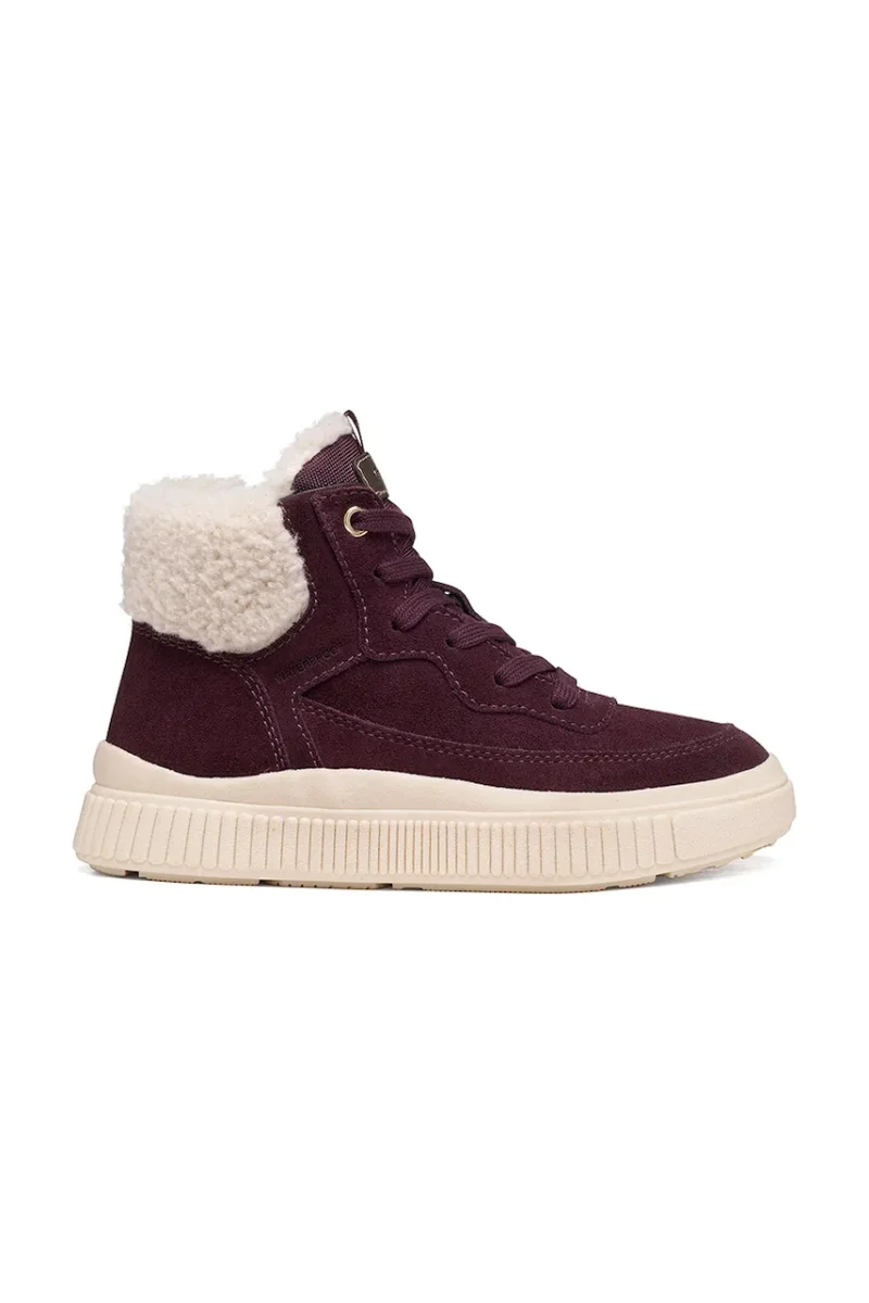 Geox  încălțăminte de iarnă pentru copii din nubuck LAQUINNY