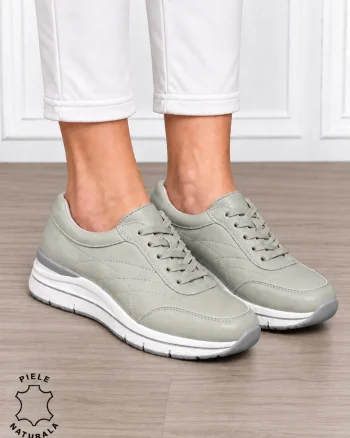 Pantofi casual damă din piele naturală cu design modernl CRL1897 BARILLA