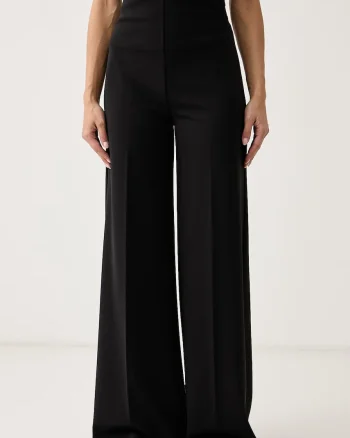 Aniye By  pantaloni wide leg pentru femei Dina