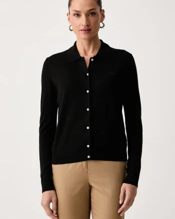 Lacoste  cardigan pentru femei cu amestec de cașmir