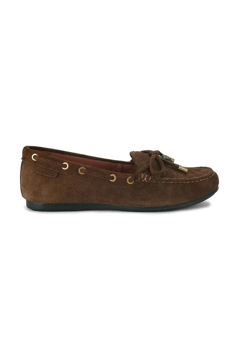 Kurt Geiger London  mocasini pentru femei din piele întoarsă Eagle Moccasin
