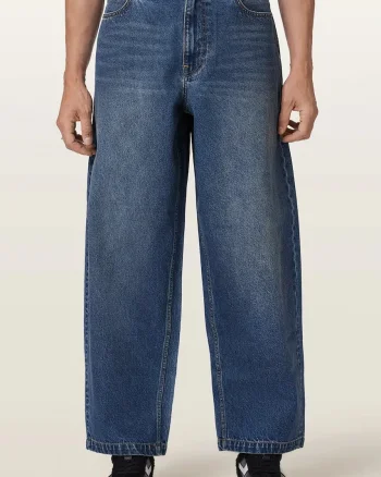 AllSaints  blugi barrel pentru bărbați SLOUCH