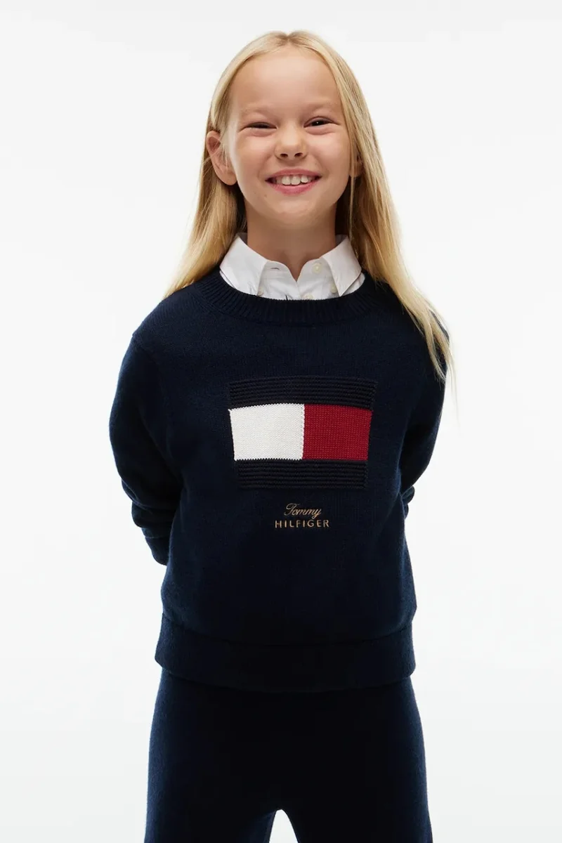 Tommy Hilfiger  pulover pentru copii cu amestec de lână