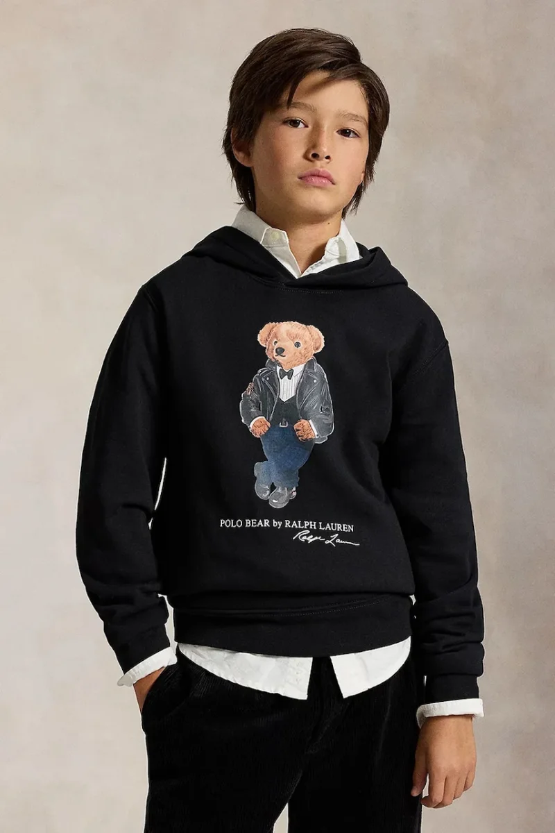 Polo Ralph Lauren  hanorac cu glugă pentru copii cu bumbac