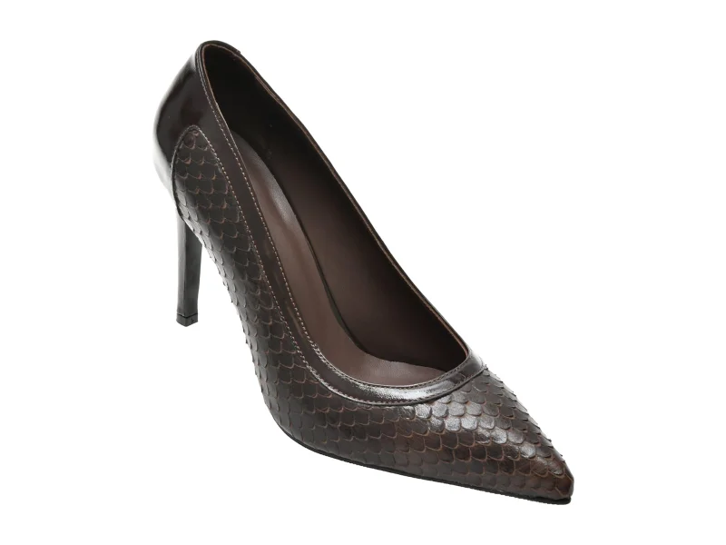 Pantofi eleganti EPICA maro, 4759820, din piele naturala
