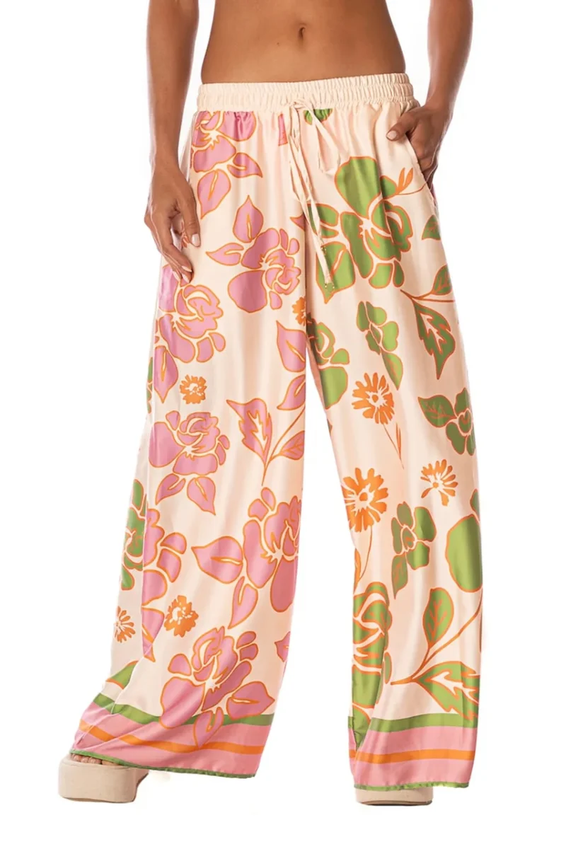 Maaji  pantaloni de plajă pentru femei Floating Blooms Ophelia