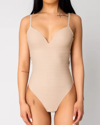 Body tanga usor modelator Beige