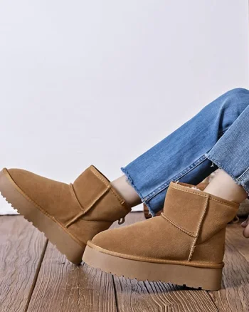 Ghete camel din piele naturala JB1925 117