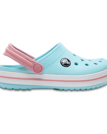 Saboti Crocs Crocband Kids Albastru - Ice Blue/White