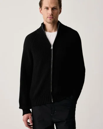 HUGO Blue  cardigan pentru bărbați din bumbac Sonzie