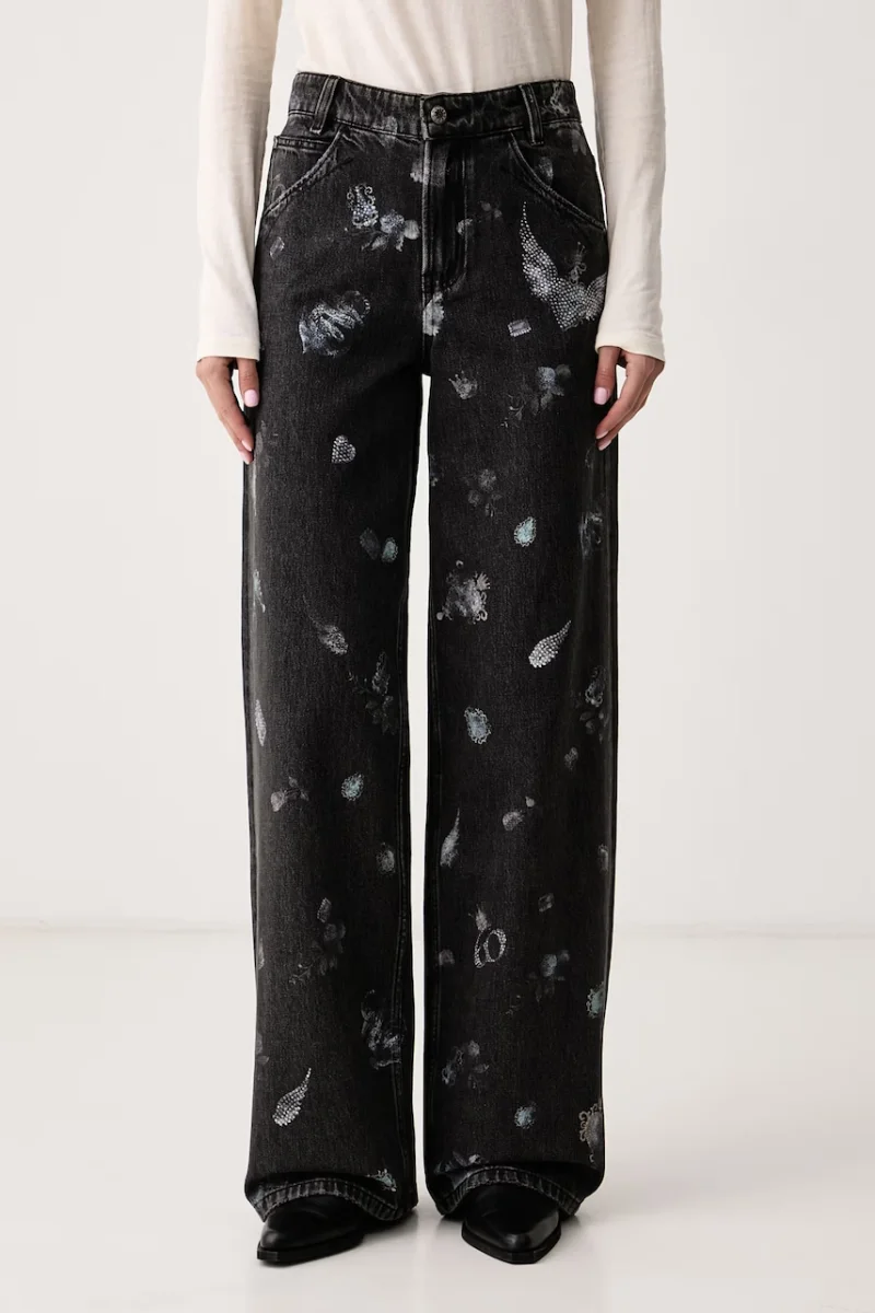 Miss Sixty  blugi wide leg pentru femei