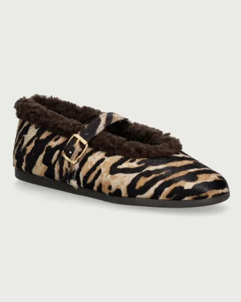 Posa  balerini din piele St. Moritz Ballet Flats