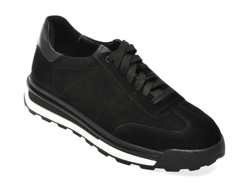 Pantofi sport GRYXX negri, BFX37, din piele intoarsa