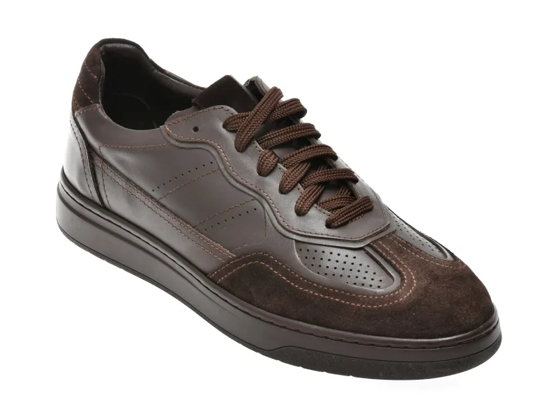 Pantofi GRYXX maro, BF040, din piele naturala