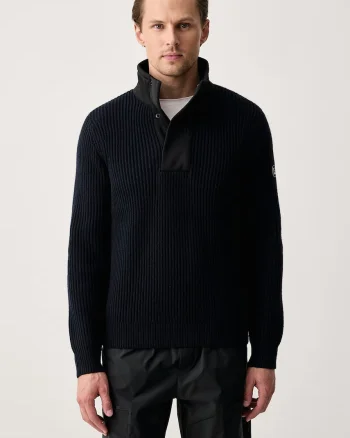 EA7 Emporio Armani  pulover pentru bărbați cu amestec de lână