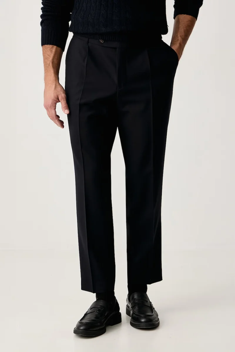 BOSS  pantaloni pentru bărbați din lână H-Perin-PL-WG-264