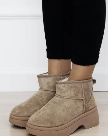 Ghete khaki imblanite cu talpa groasa LT33-49 113